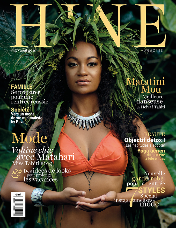 A la Une de Hine Magazine, août 2019