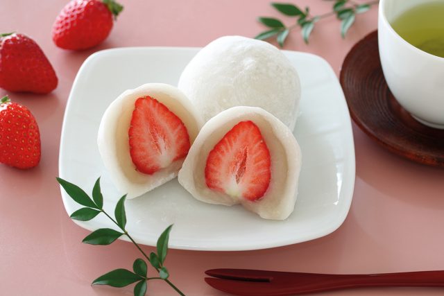 Daifuku Mochi fraises et chantilly