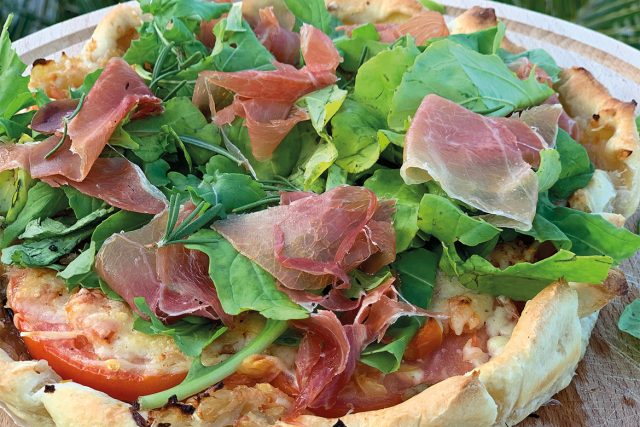Tarte à la tomate et jambon Serrano by Food Colors