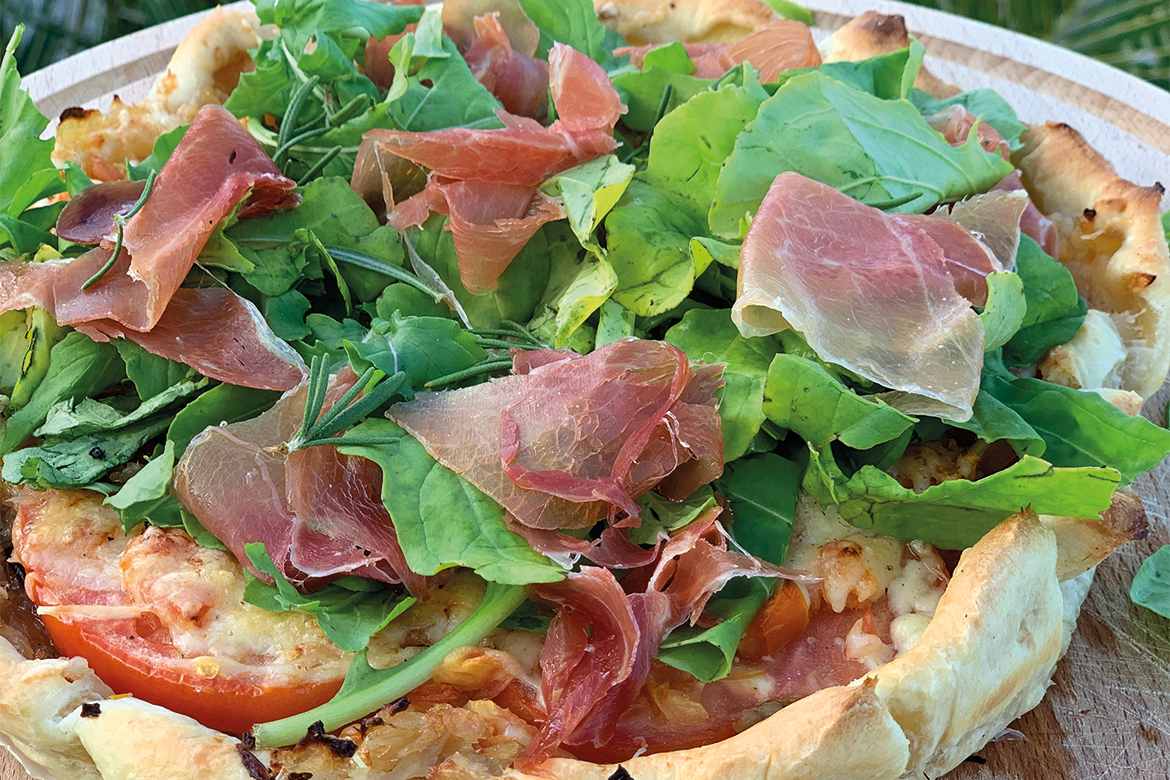 Tarte à la tomate et jambon Serrano by Food Colors