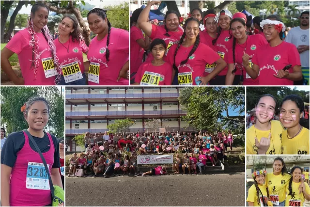 Les élèves du lycée Diadème à La Tahitienne