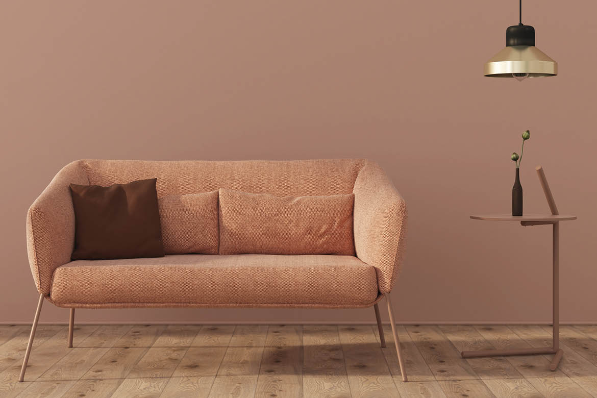 Un intérieur Mocha Mousse