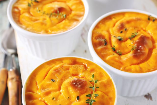 Flan carotte & chèvre