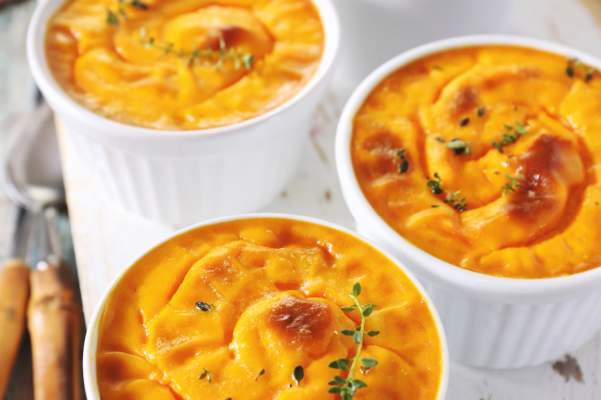 Flan carotte & chèvre