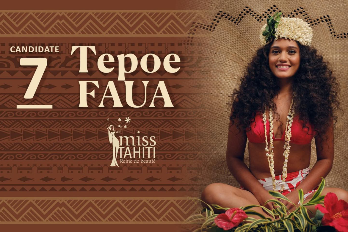 Tepoe Faua, candidate N7 à Miss Tahiti 2025