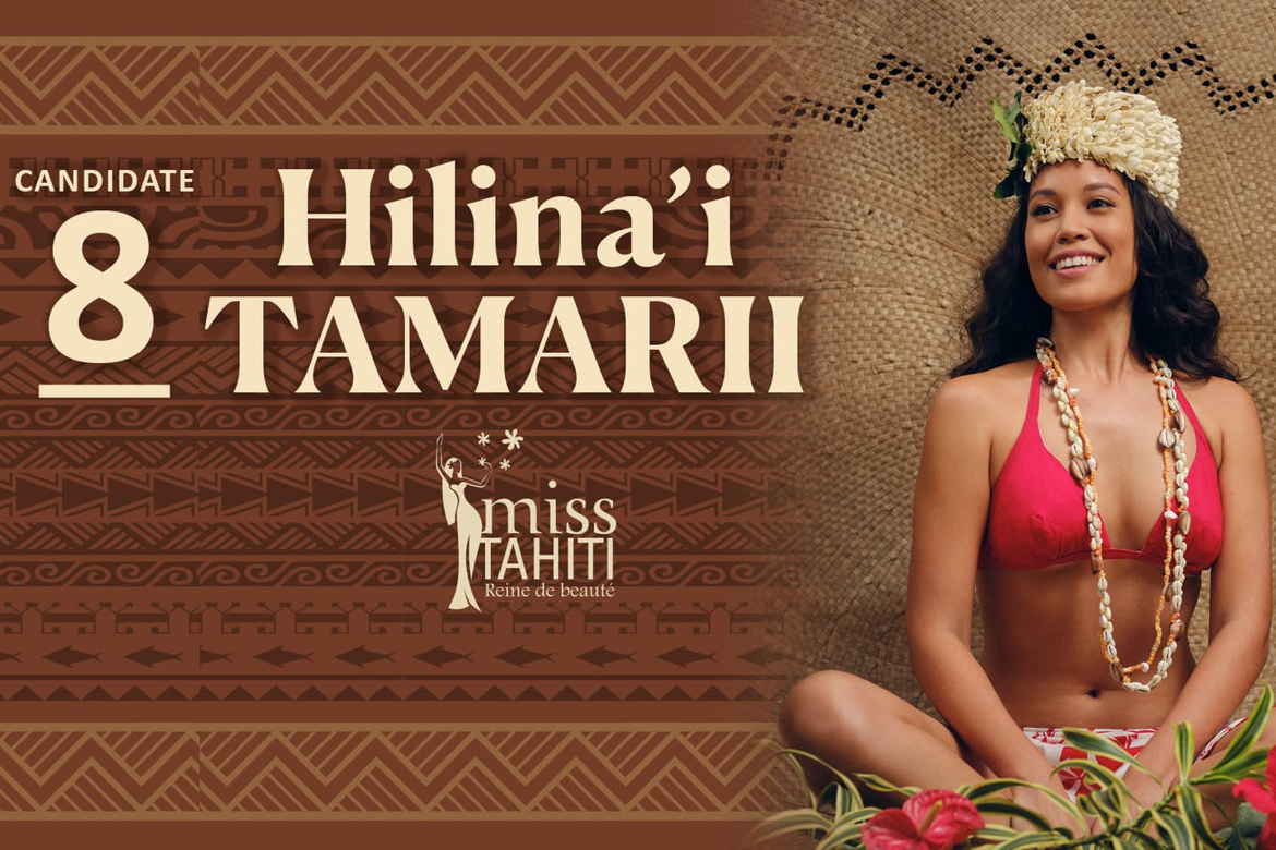 Hilina’i Tamarii, candidate N8 à Miss Tahiti 2025
