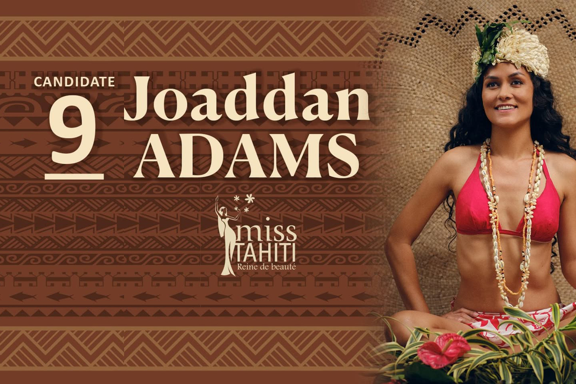 Joaddan Adams, candidate N9 à Miss Tahiti 2025