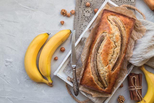 Gateau banane-chocolat