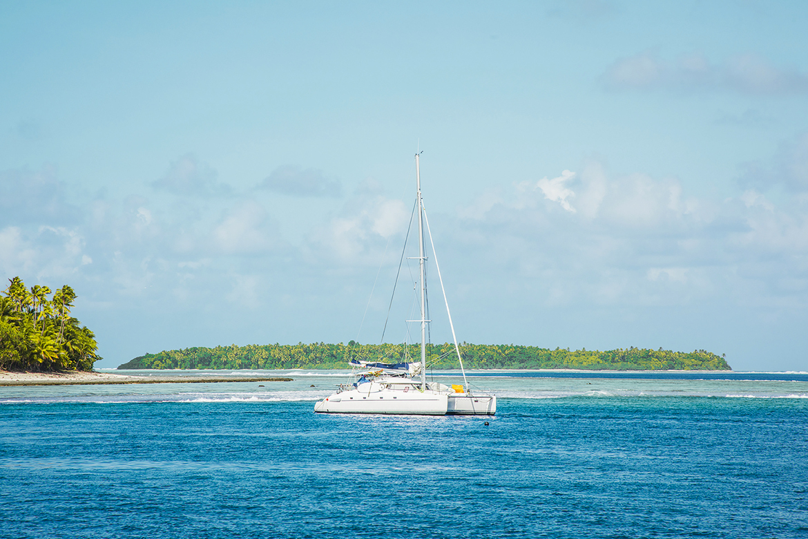 Une sortie en catamaran à Tetiaroa