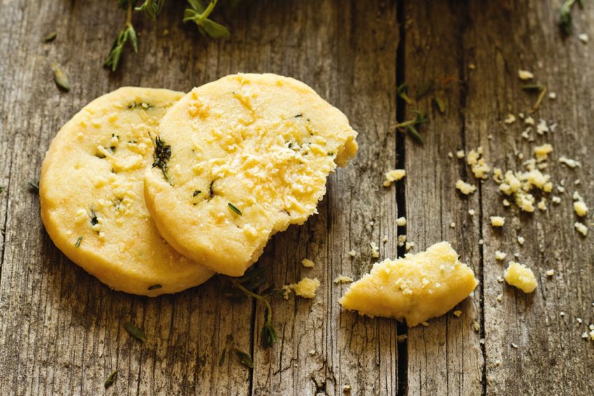 Sablés au fromage & aux herbes
