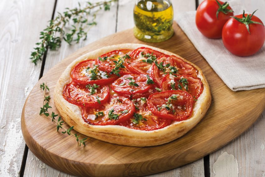 Tarte fine à la tomate