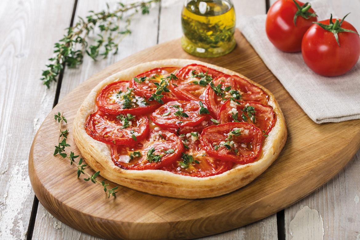 Tarte fine à la tomate