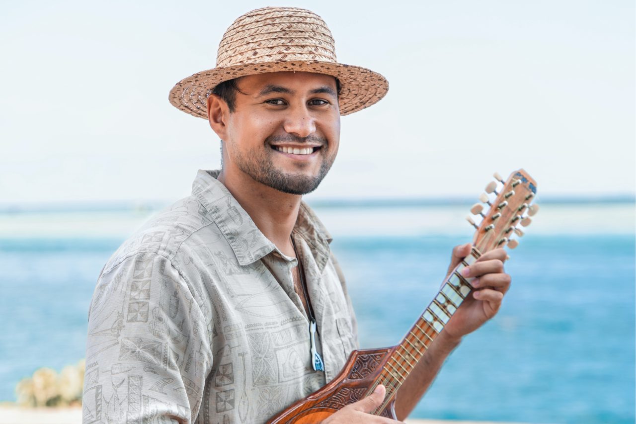 Manahei Tetuanui, passionné de ‘ukulele